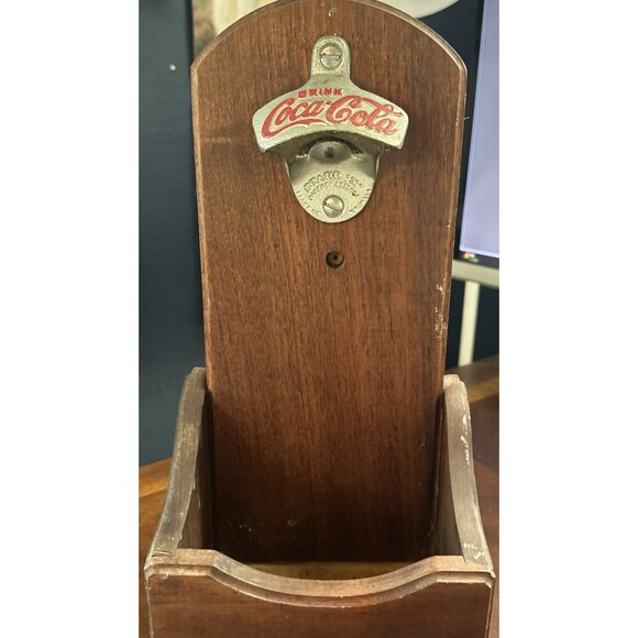 Vintage Original Coca-Cola Starr X Wall Mount Drink Bottle Opener Brown Co - Picture 1 of 8